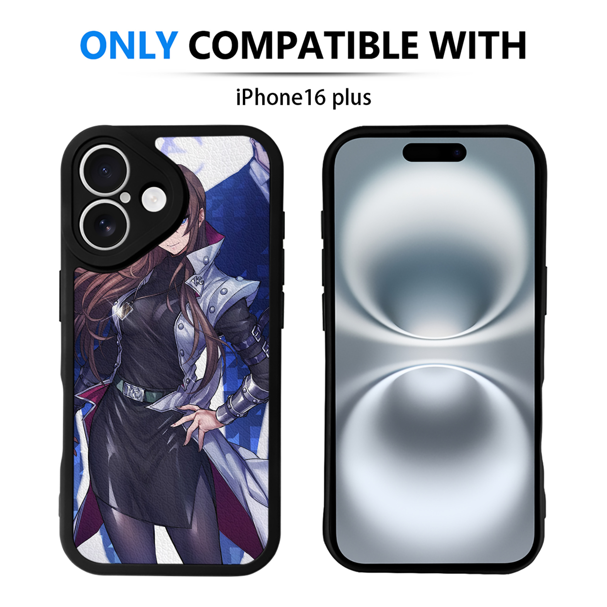 （画像用） 遊☆戯☆王 Yu-Gi-Oh! 【iPhone 16シリーズ対応】シリコンスマホケース（レザー調） 材質：シリコン